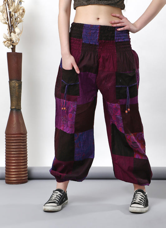 Patch Work Harem Pant