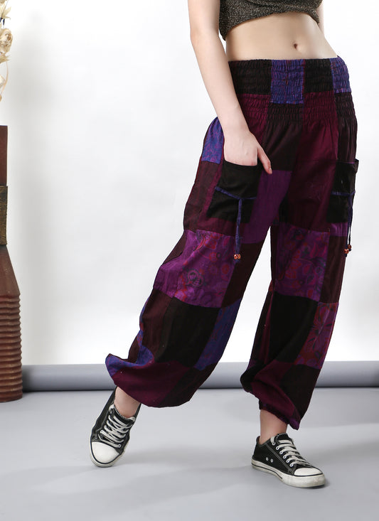 Patch Work Harem Pant